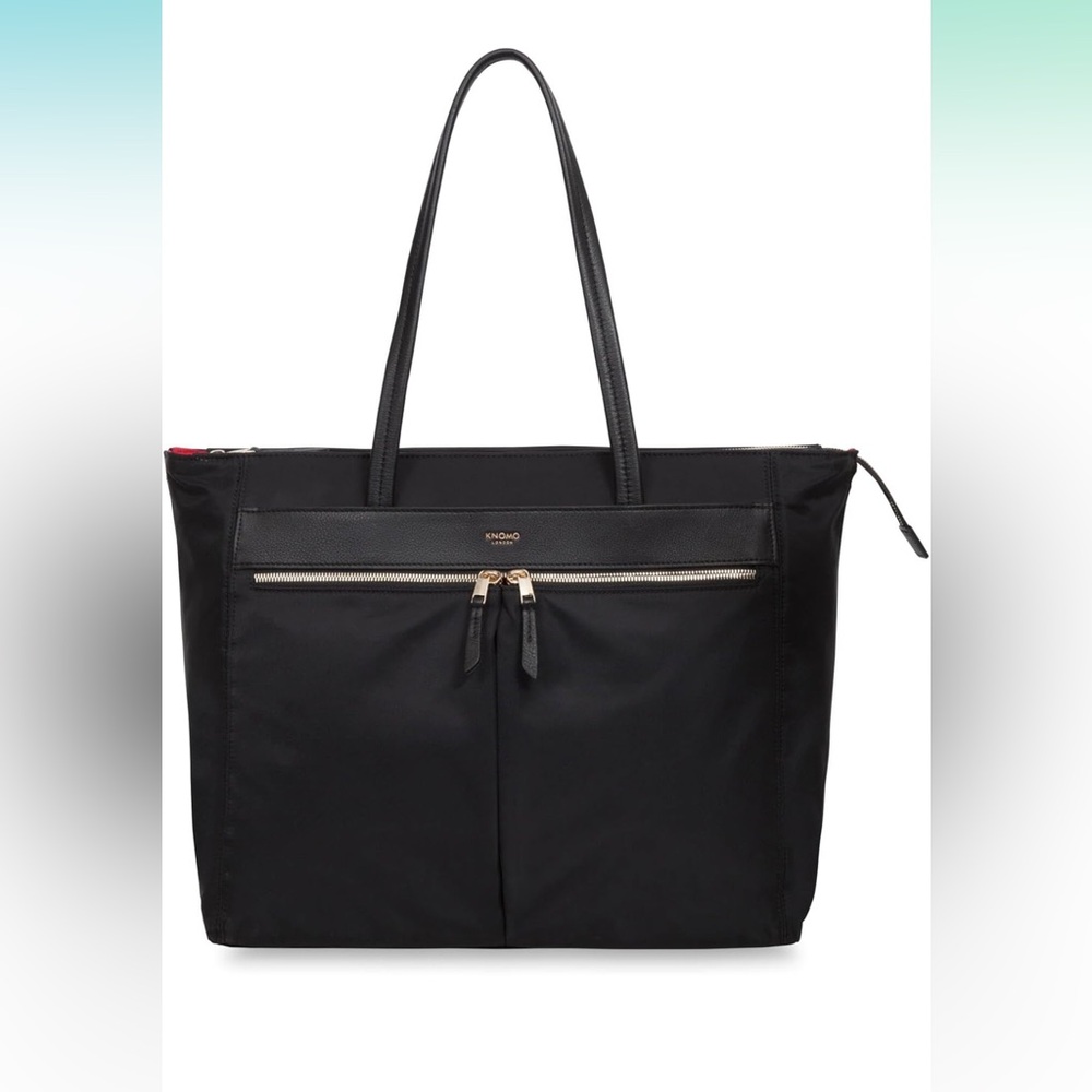 KNOMO Grosvenor nylon tote, fits up to 16 inch laptops